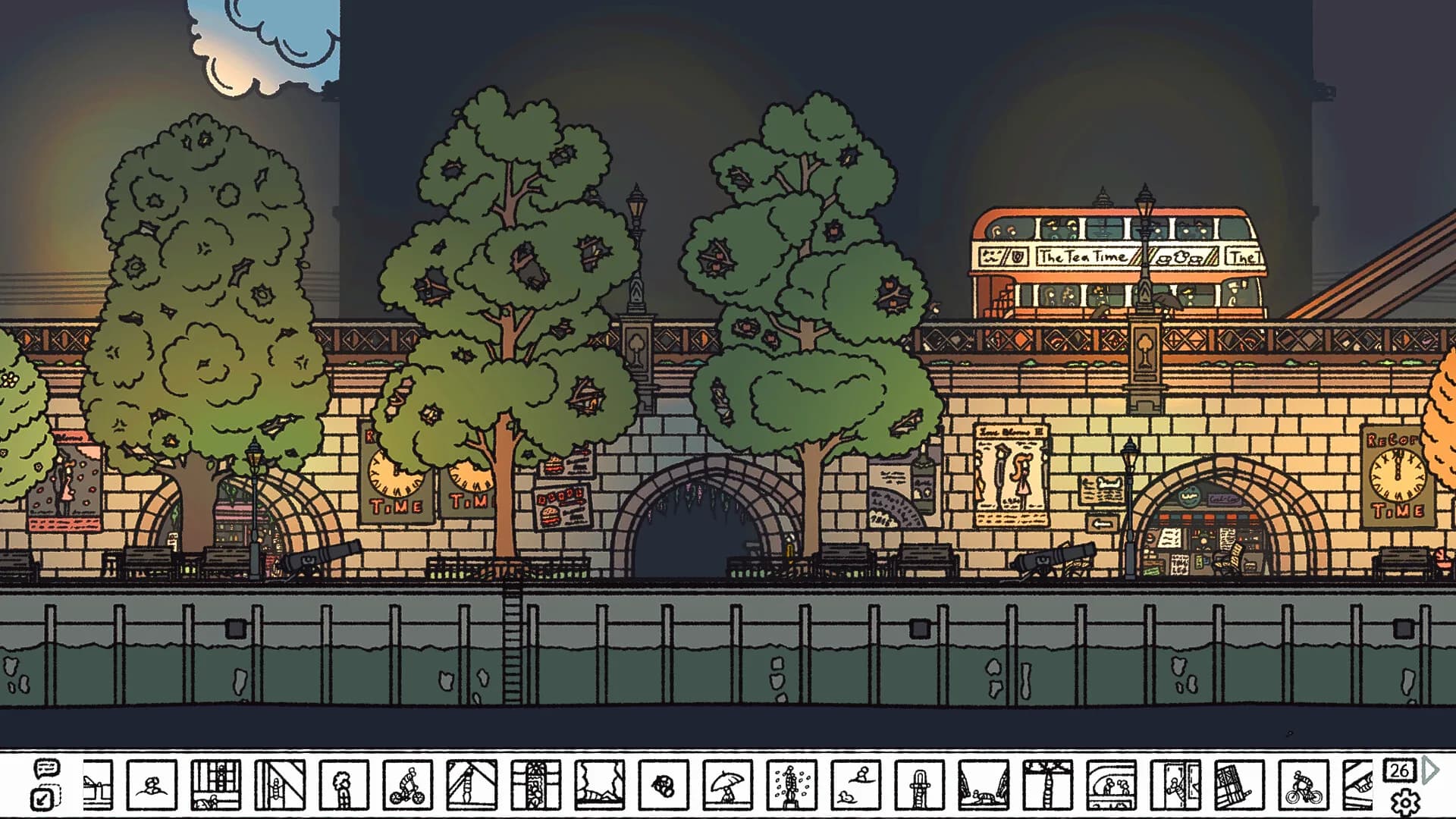 Doodle Streets: London 1950's görsel 15