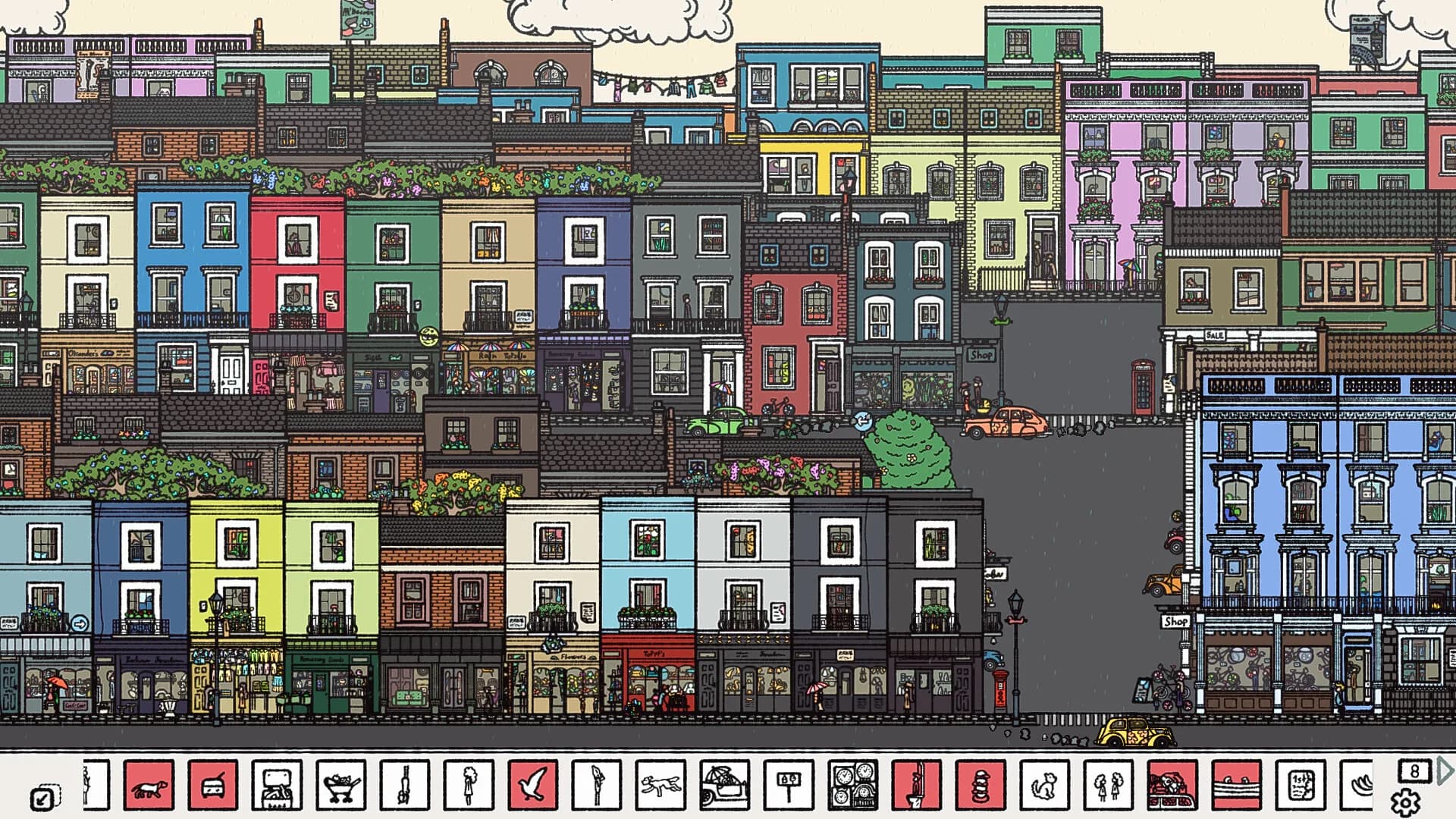 Doodle Streets: London 1950's görsel 16