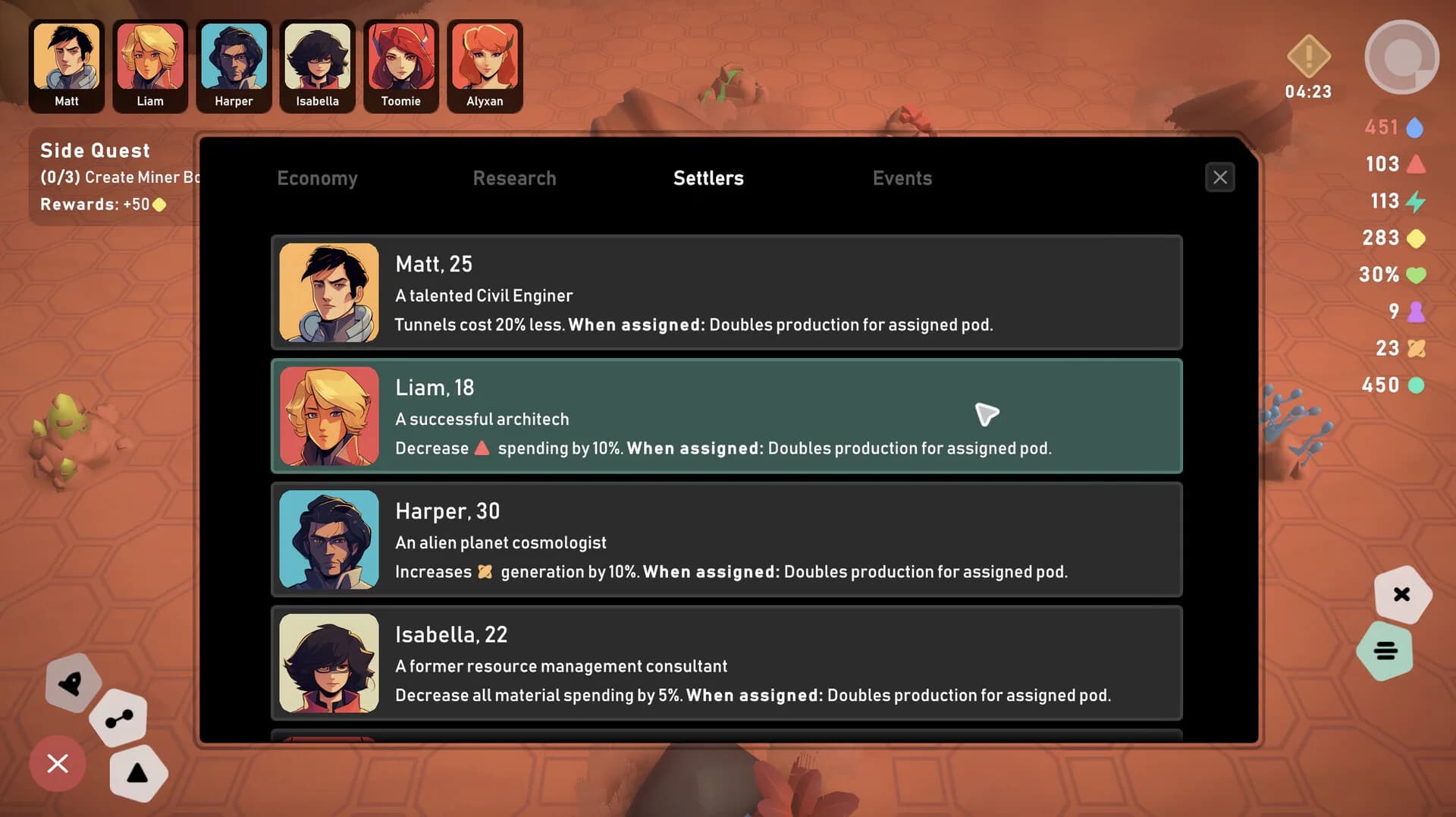 Stellar Settlers: Uzay Kolonisi görsel 7