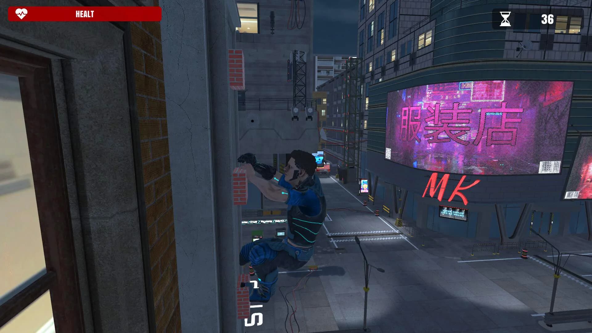 Neon City Climbing Simulator görsel 2