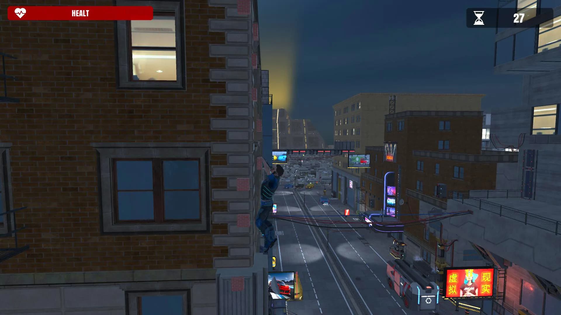 Neon City Climbing Simulator görsel 3