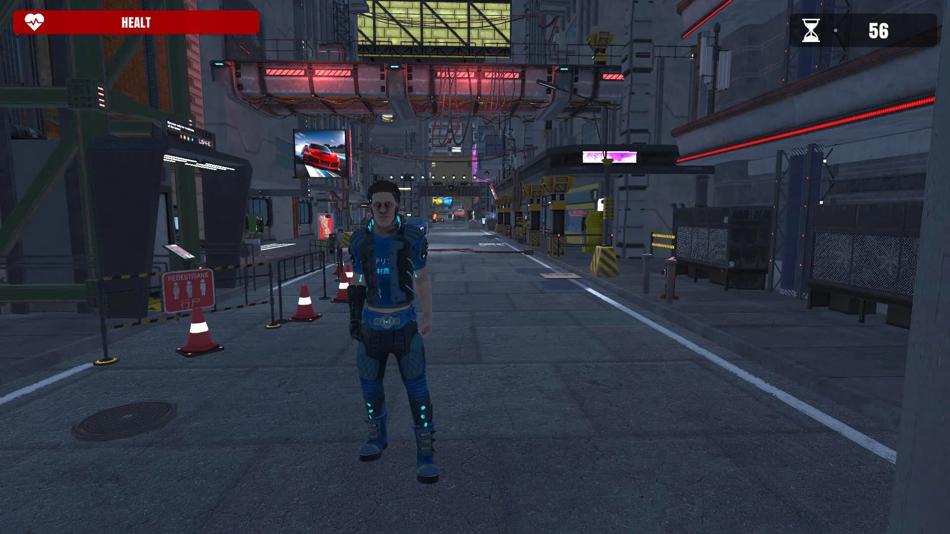 Neon City Climbing Simulator görsel 4