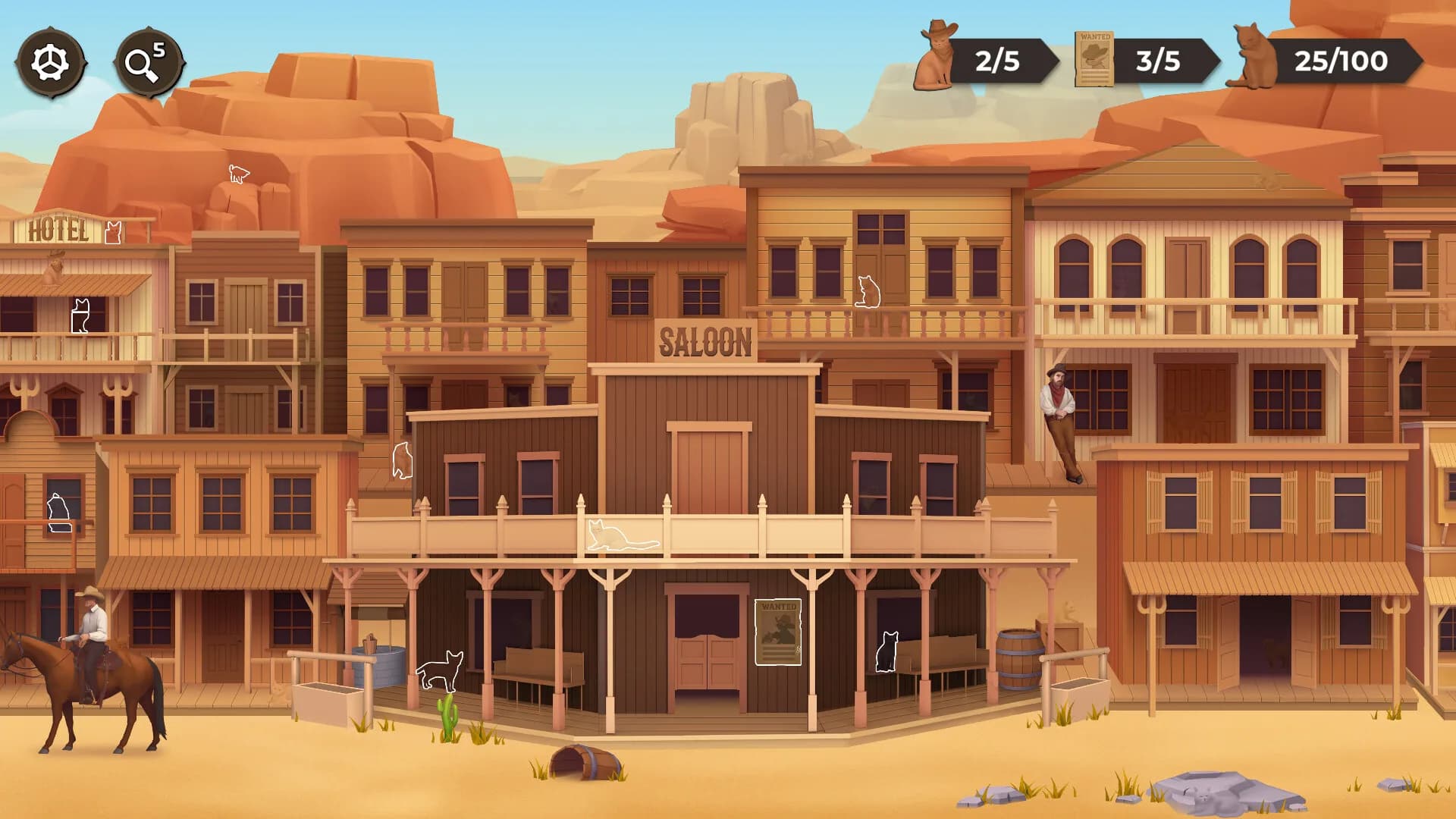 Cat Search In The Wild West görsel 2