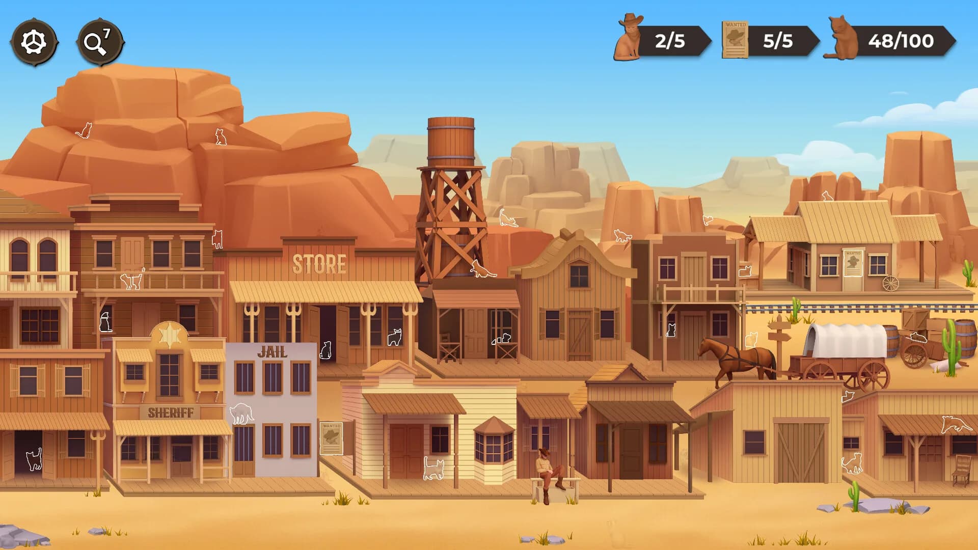 Cat Search In The Wild West görsel 6
