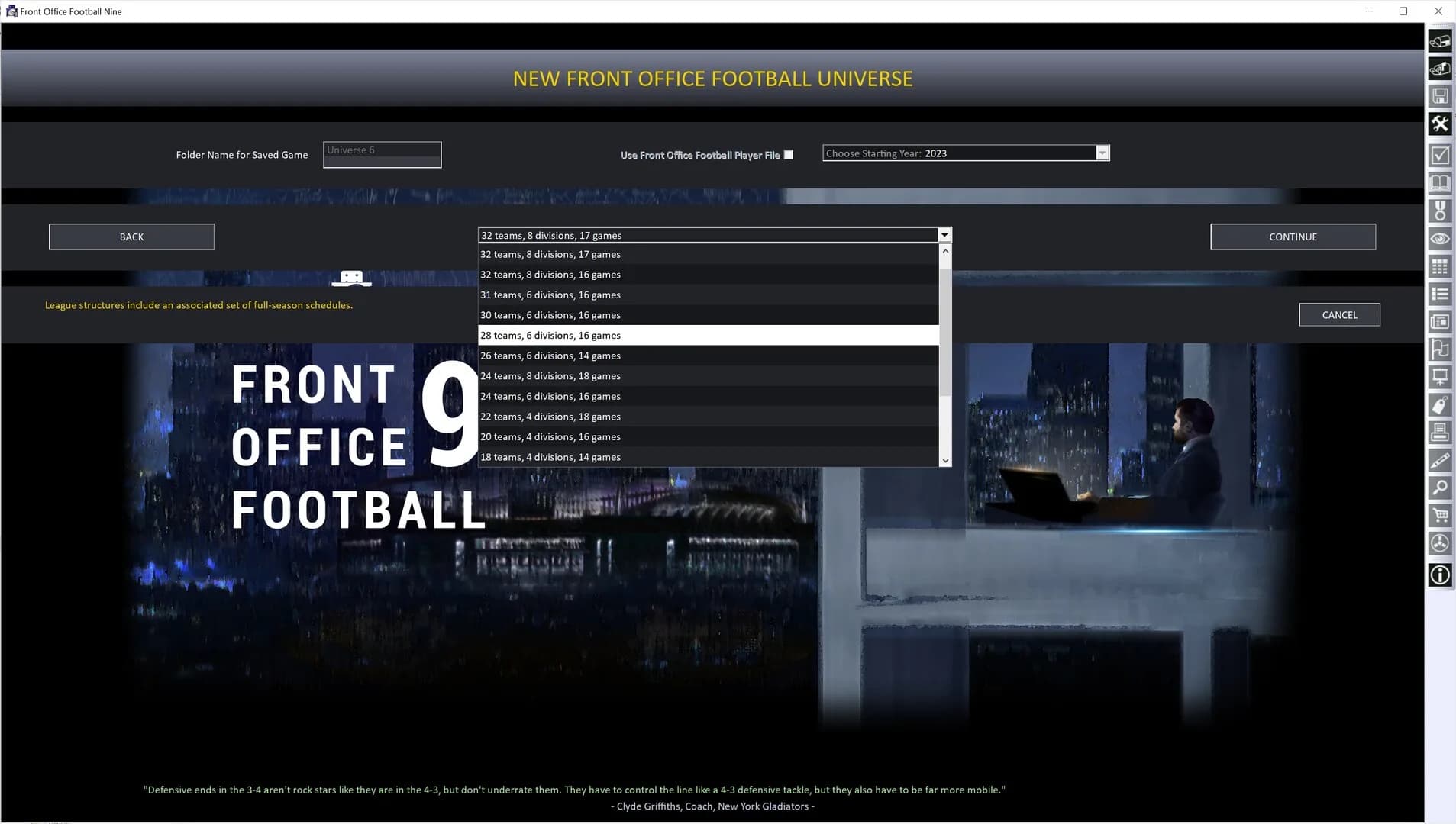 Front Office Football Nine görsel 2