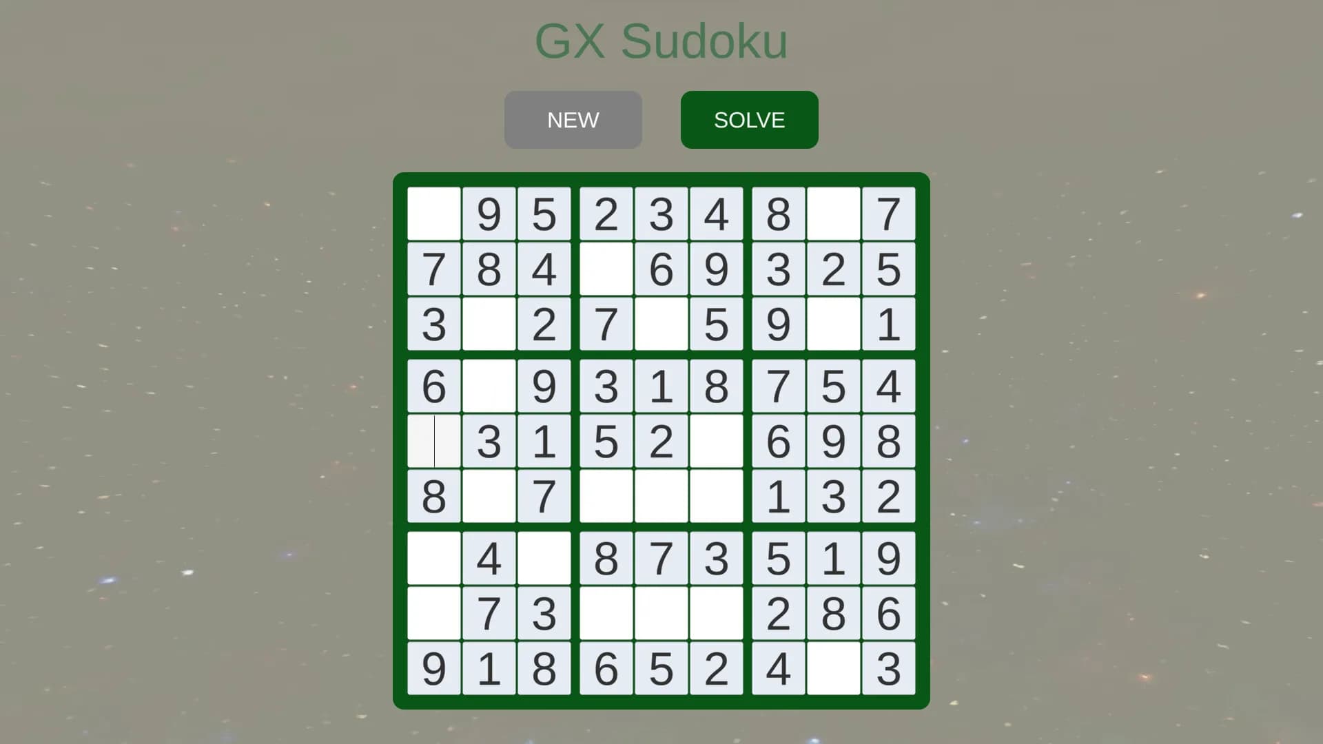 GX  Sudoku görsel 6