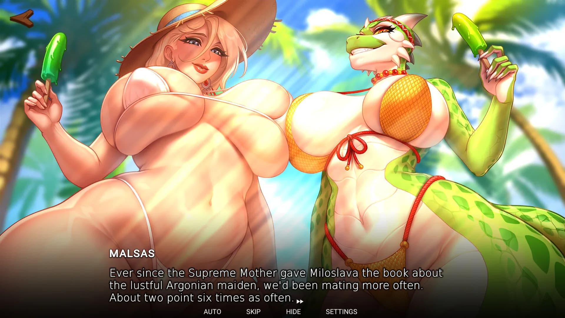 Humans are not that against Lizardwomen 2 görsel 16
