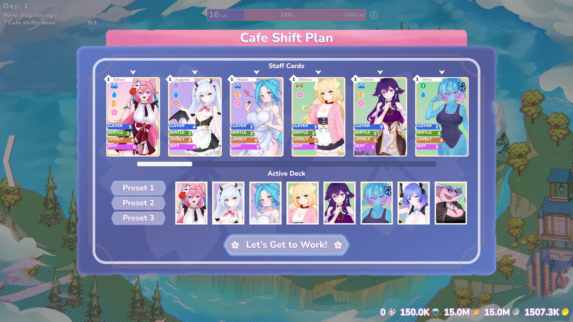 Shuffle Waifu Cafe görsel 8