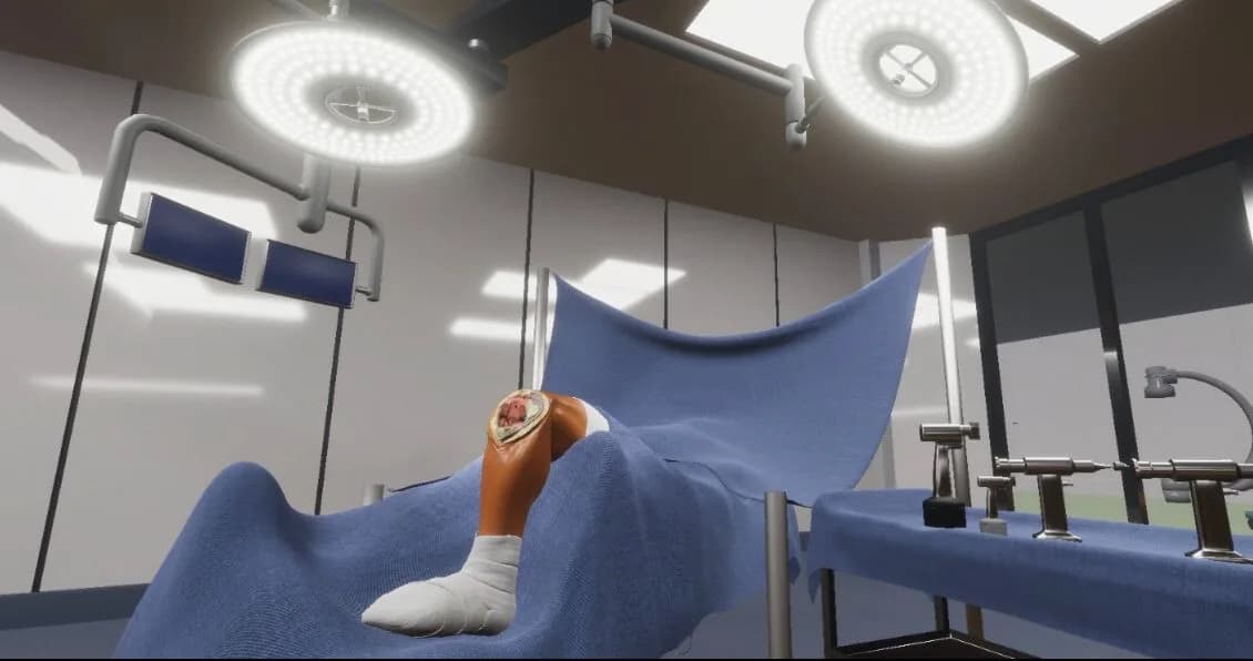 VR TKA Surgery Simulator görsel 6