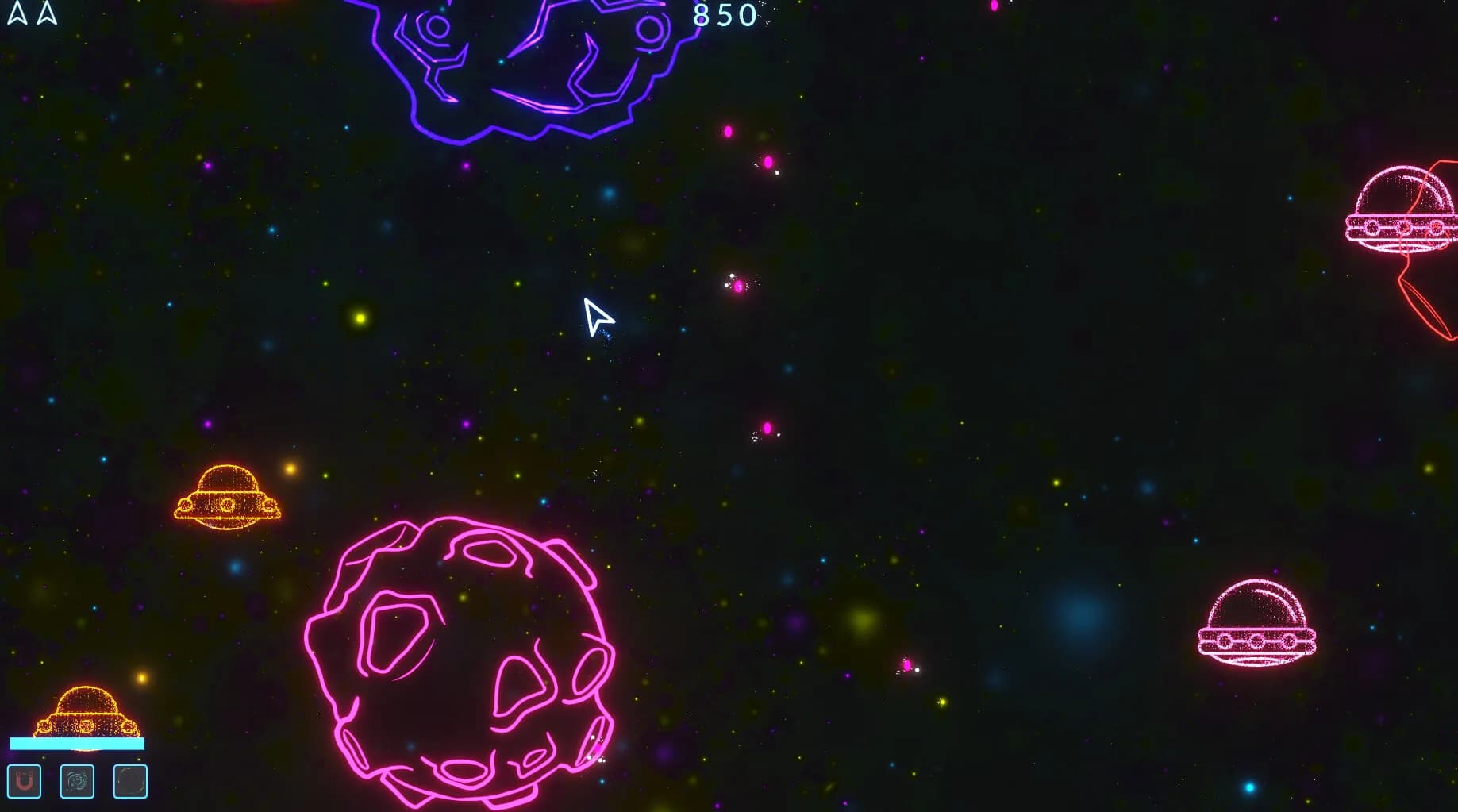 Asteroids Neon görsel 2