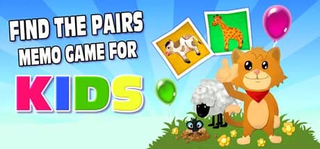 Find The Pairs Memo Game for Kids görsel 1