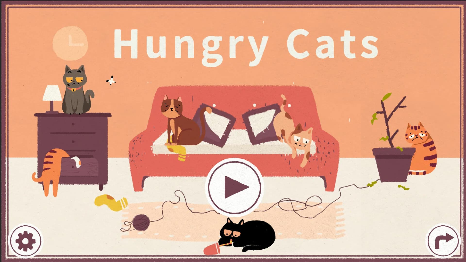 Hungry Cats 饥饿的猫 görsel 9
