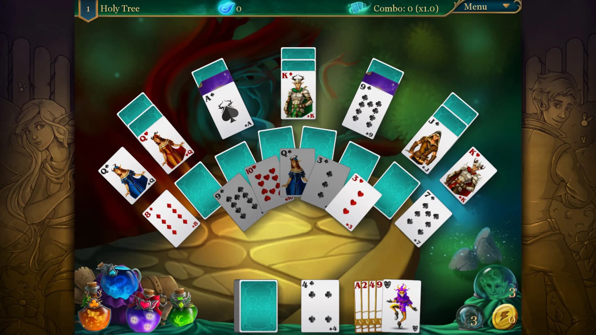 Magic Cards Solitaire 2 - The Fountain of Life görsel 2