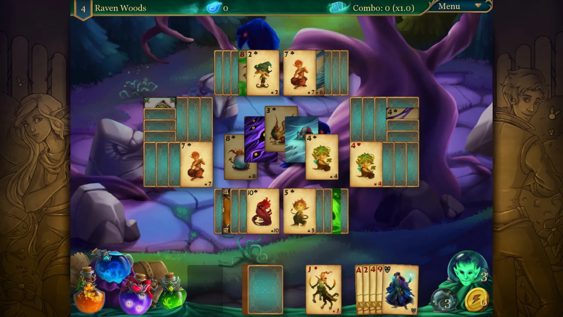 Magic Cards Solitaire 2 - The Fountain of Life görsel 3