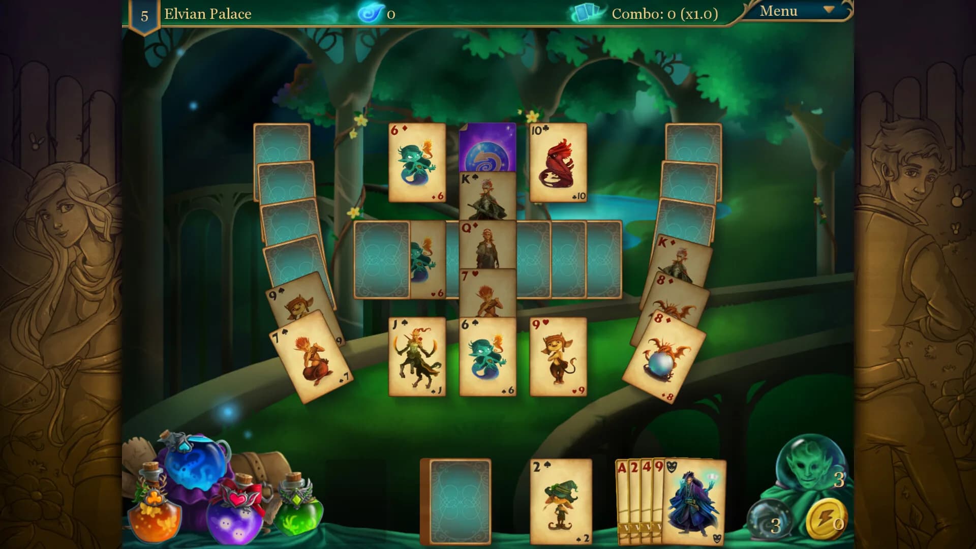 Magic Cards Solitaire 2 - The Fountain of Life görsel 5
