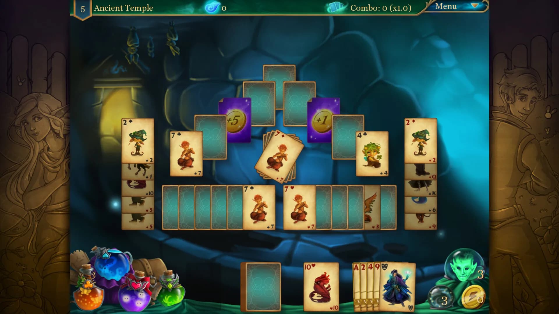 Magic Cards Solitaire 2 - The Fountain of Life görsel 7