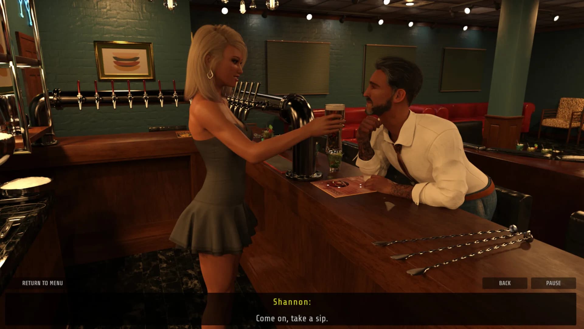 Sex Simulator - Naughty Waitress görsel 3