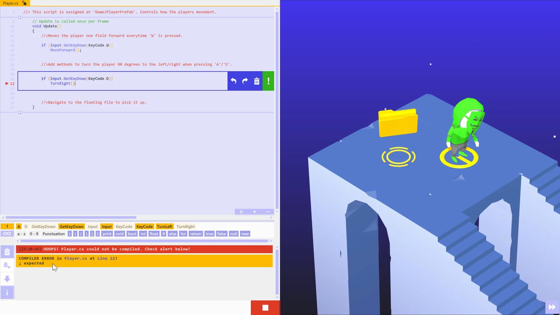 U-Sharp: The Unity Coding Learning Game görsel 2