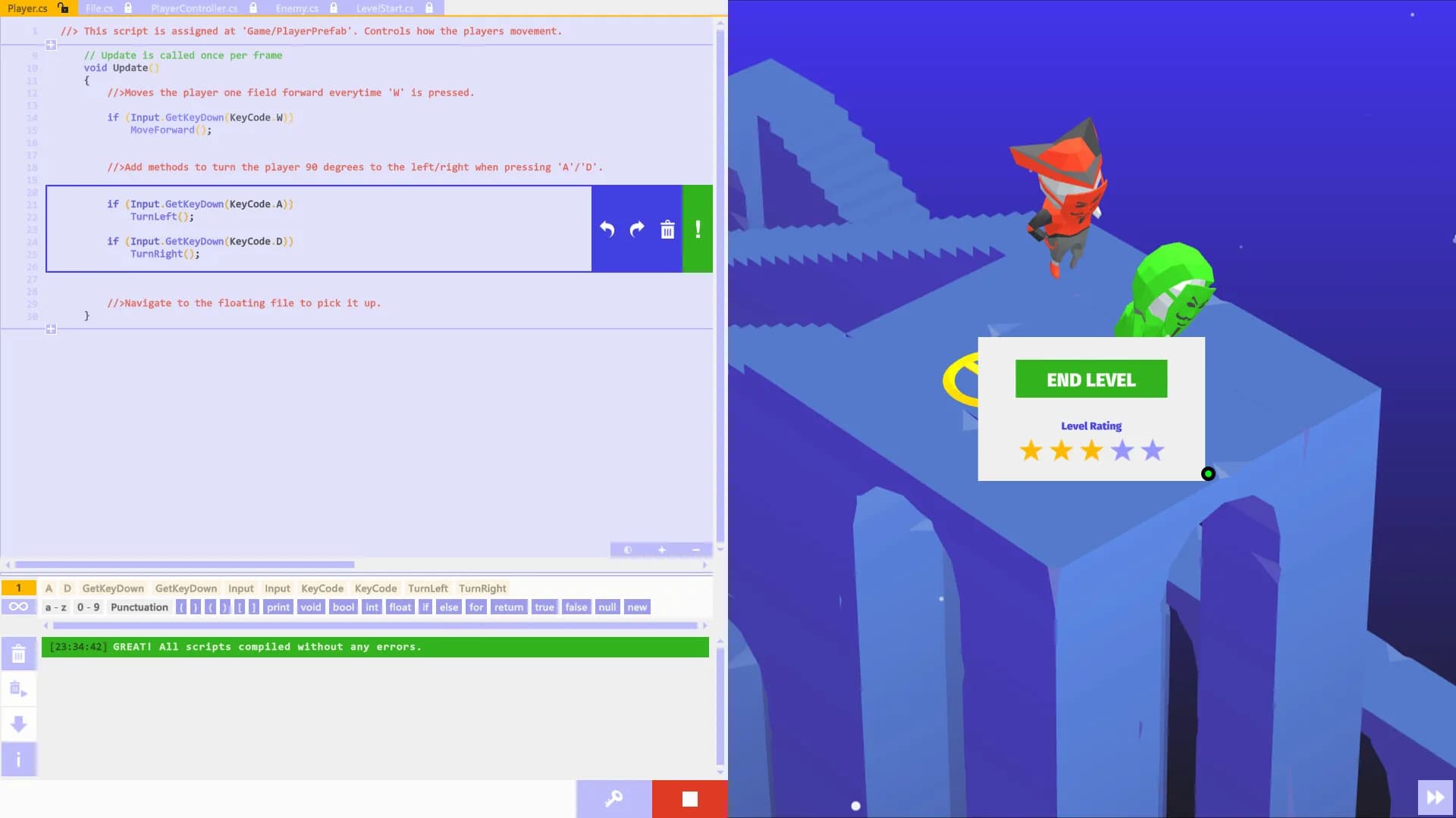 U-Sharp: The Unity Coding Learning Game görsel 7