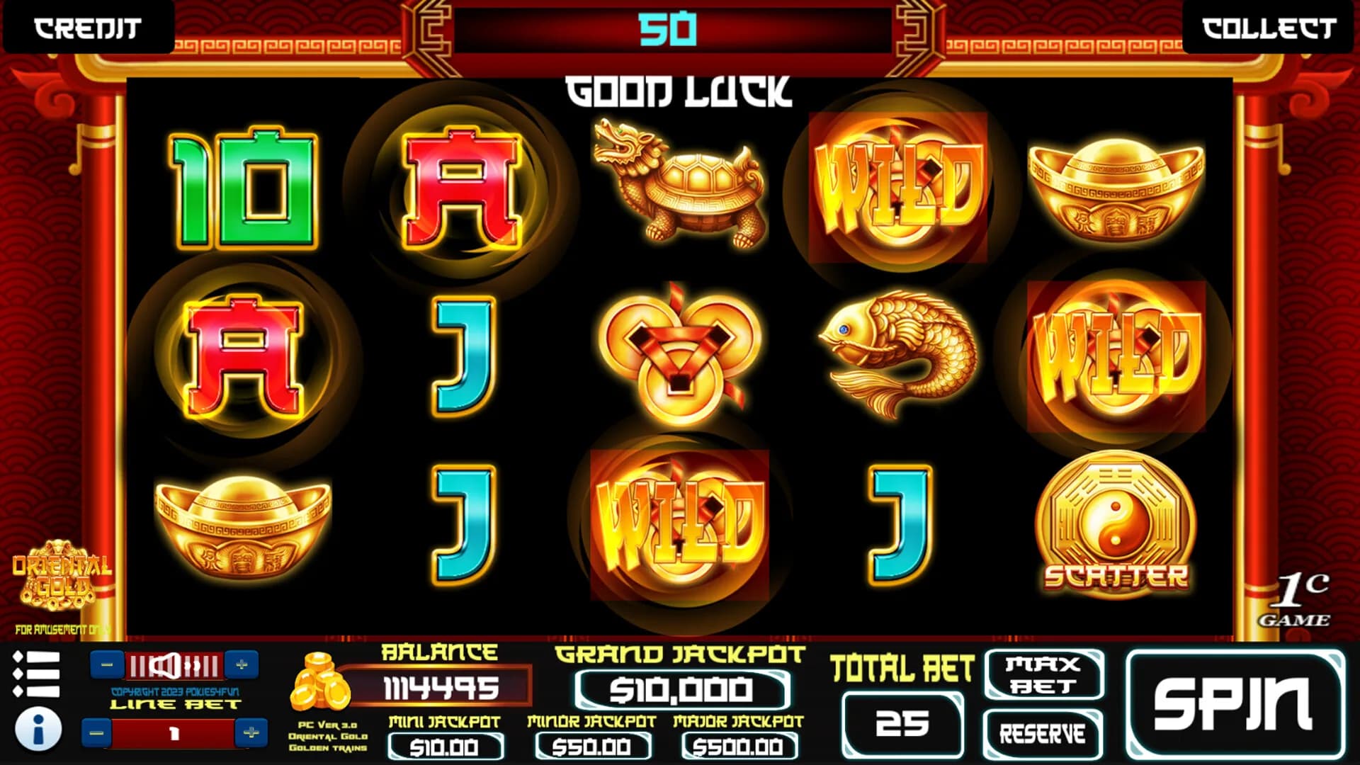 Oriental Gold : Golden Trains Edition - Slots görsel 2
