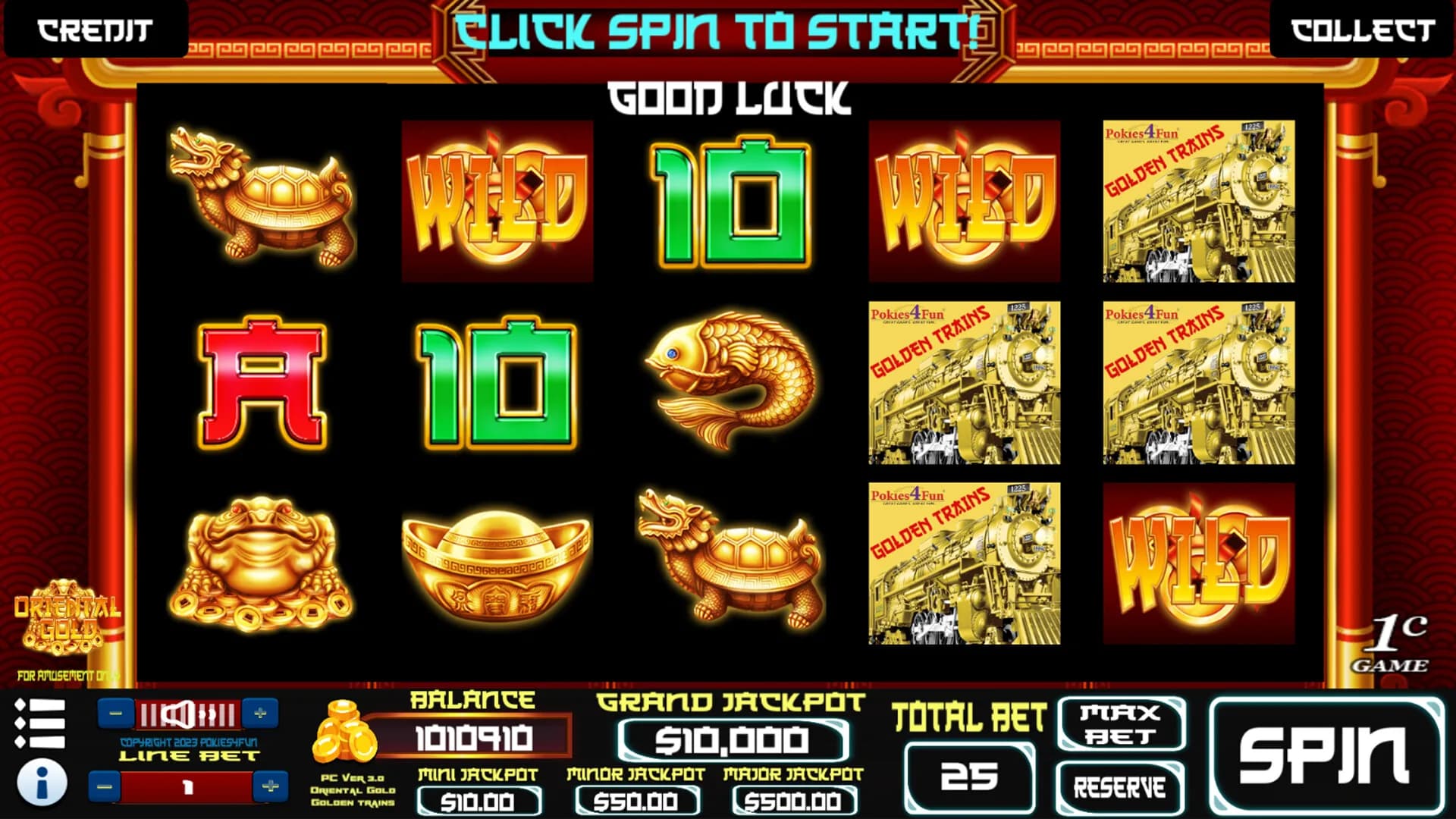 Oriental Gold : Golden Trains Edition - Slots görsel 3