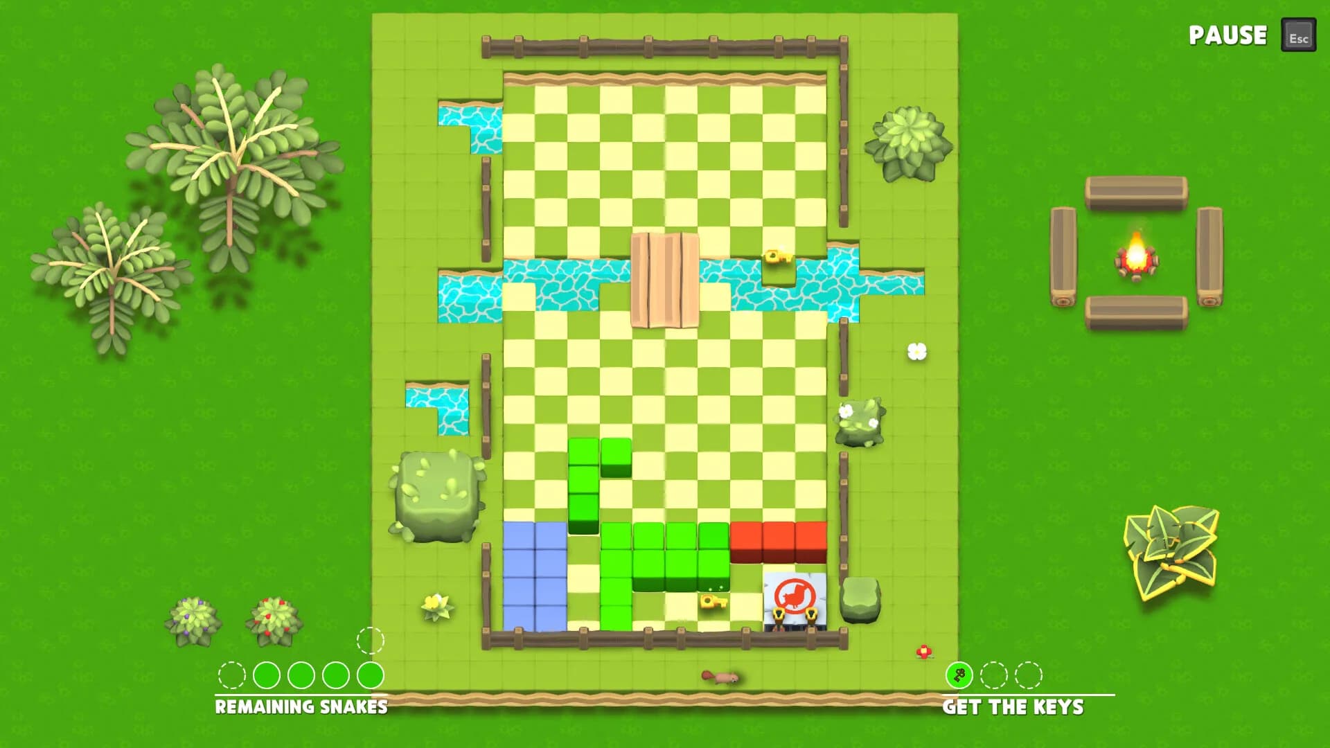 Snaketris: Rescue 'em all görsel 3