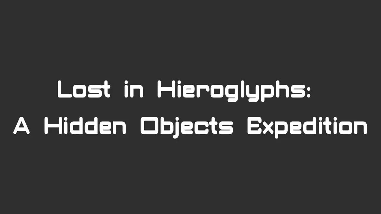 Lost in Hieroglyphs: A Hidden Objects Expedition görsel 7