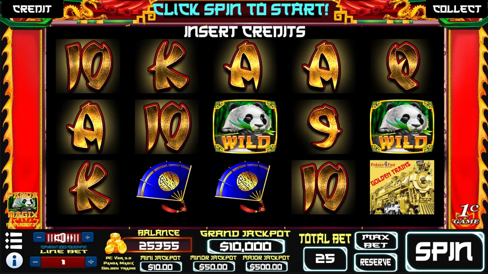 Panda Magix : Golden Trains Edition - Slots görsel 2