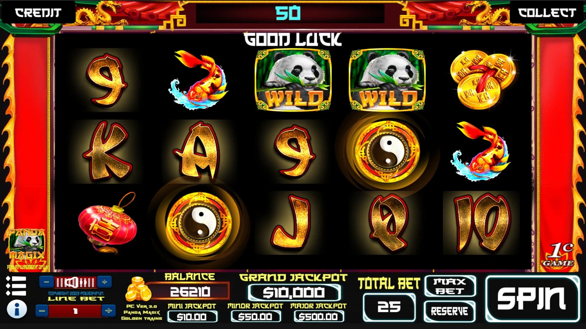 Panda Magix : Golden Trains Edition - Slots görsel 3