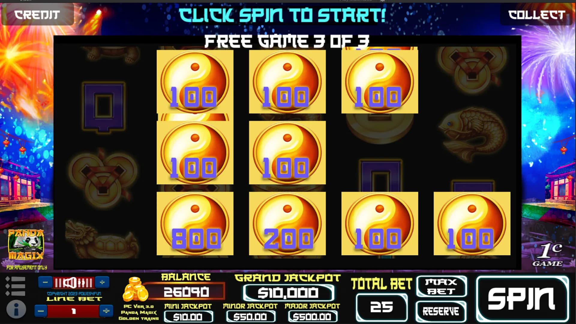 Panda Magix : Golden Trains Edition - Slots görsel 5