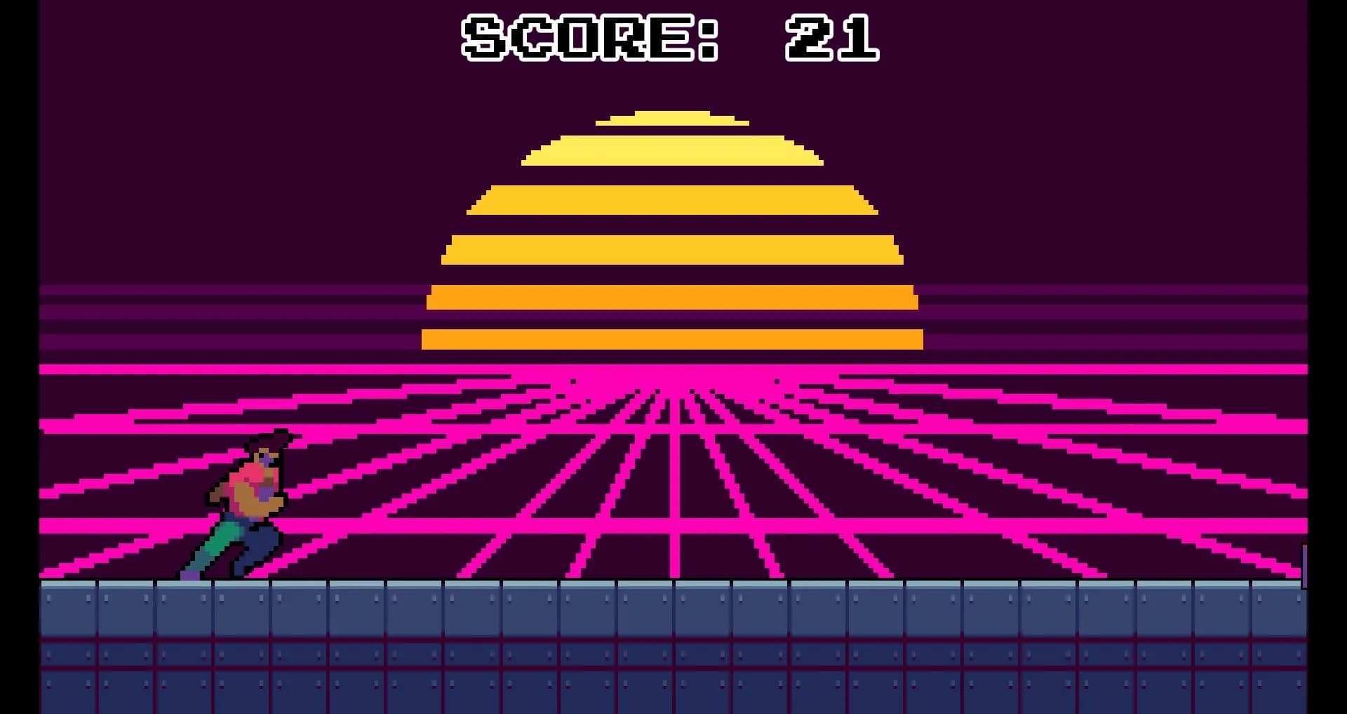 Synthwave Runner görsel 2