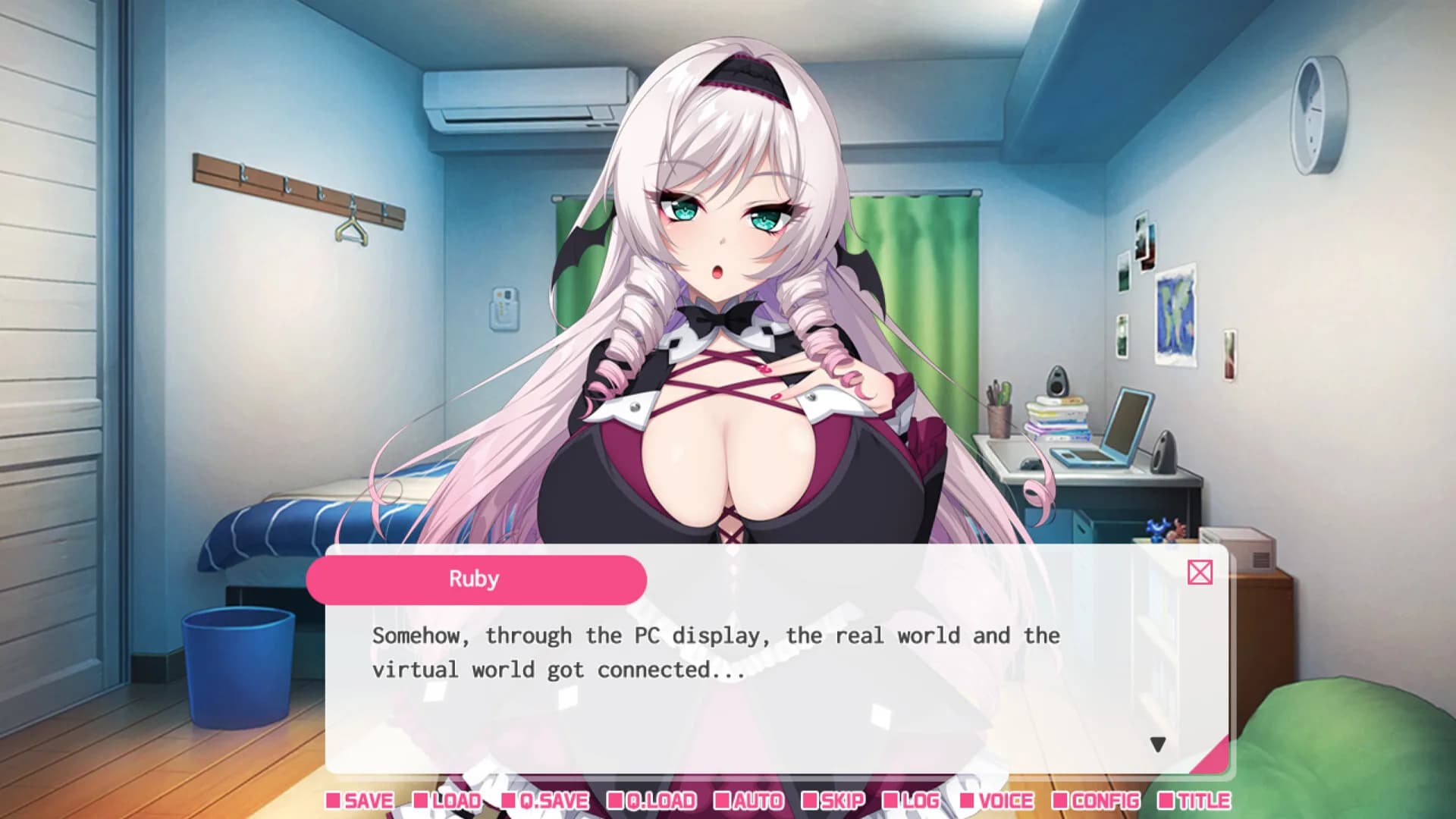 My oshi vtuber jumped through the screen and now we're living together: I want to make a contract with the lady vampire görsel 3