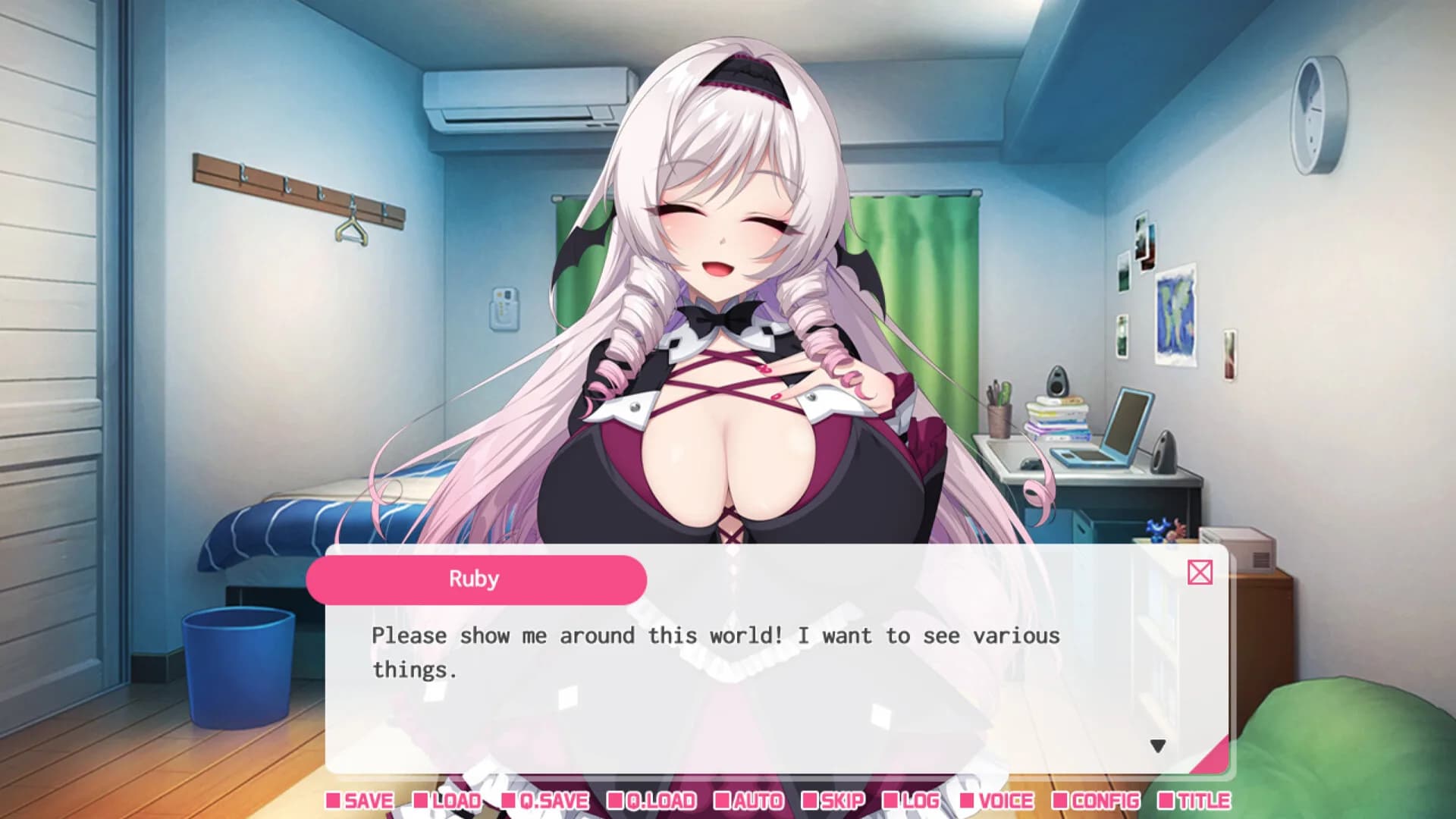 My oshi vtuber jumped through the screen and now we're living together: I want to make a contract with the lady vampire görsel 4