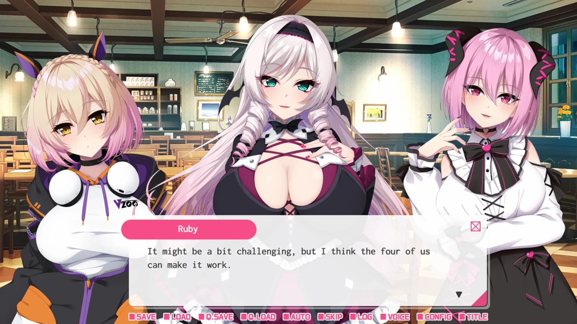 My oshi vtuber jumped through the screen and now we're living together: I want to make a contract with the lady vampire görsel 6