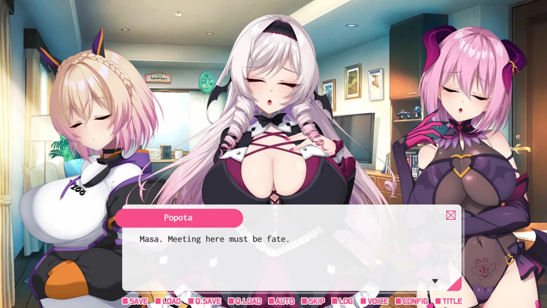 My oshi vtuber jumped through the screen and now we're living together: Chill and vibey beast girl game streamer görsel 2