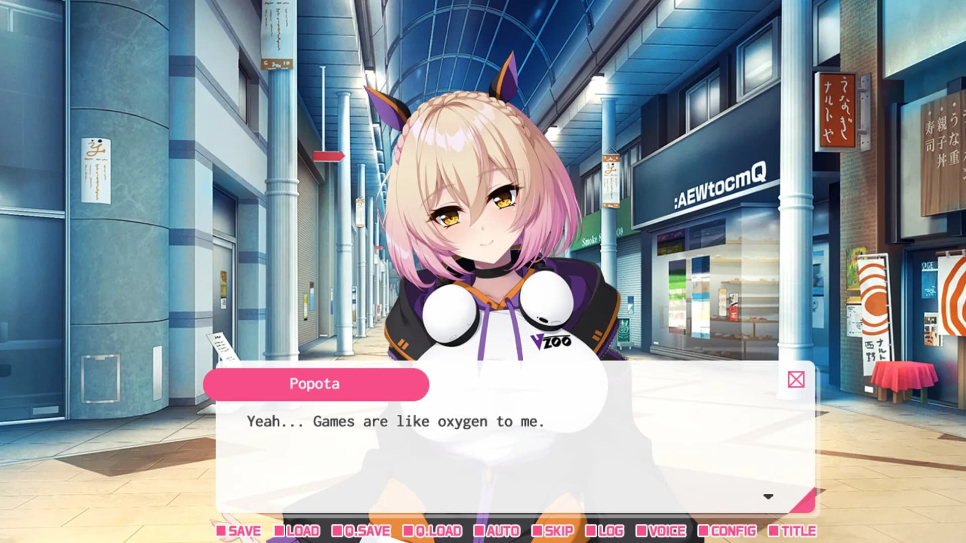 My oshi vtuber jumped through the screen and now we're living together: Chill and vibey beast girl game streamer görsel 6