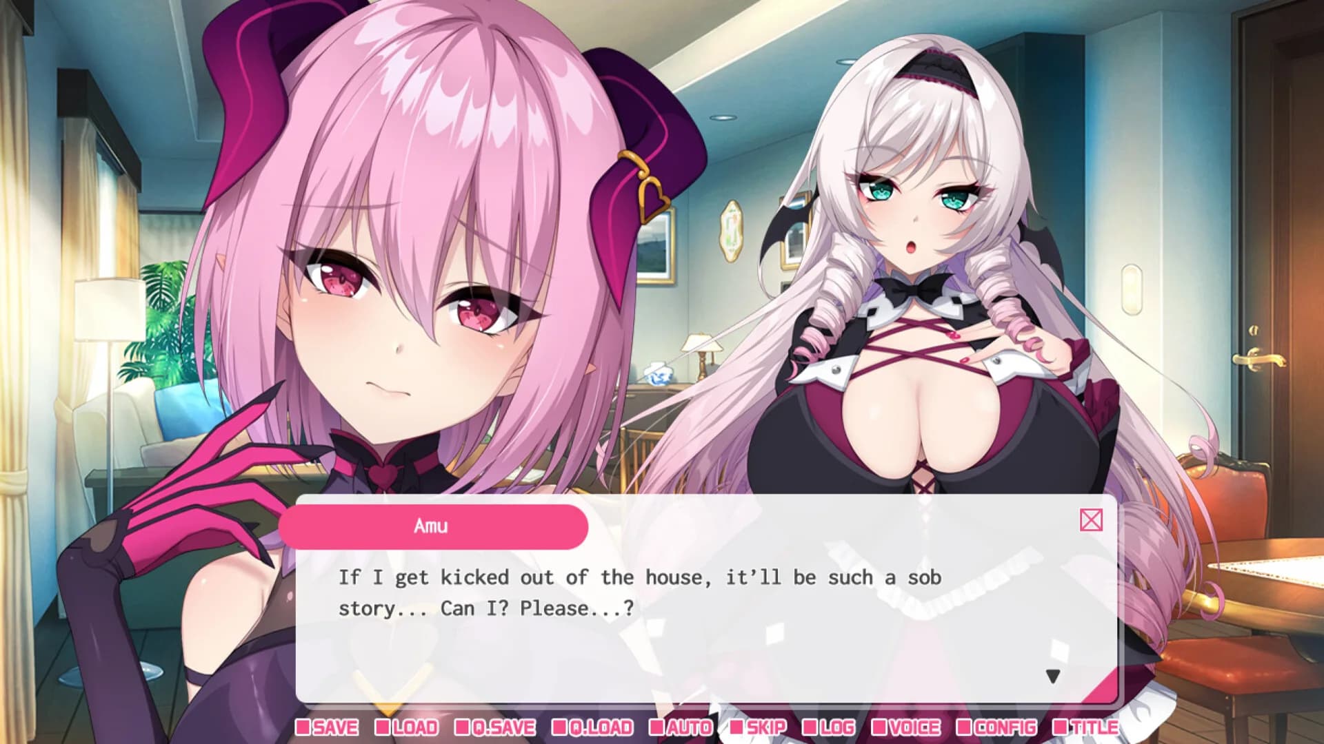 My oshi vtuber jumped through the screen and now we're living together: Slightly psycho succubus ASMR streamer görsel 3