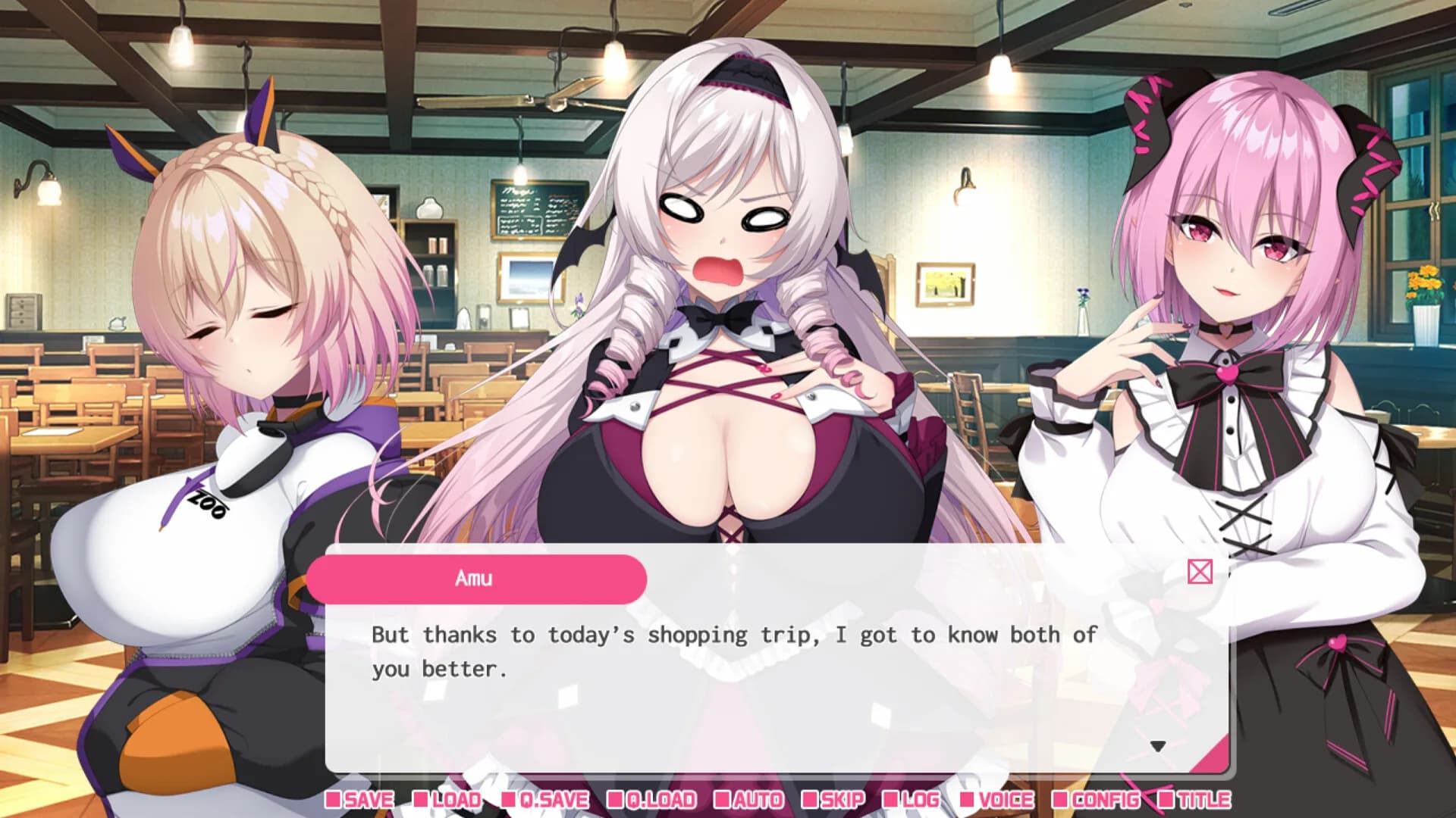 My oshi vtuber jumped through the screen and now we're living together: Slightly psycho succubus ASMR streamer görsel 4