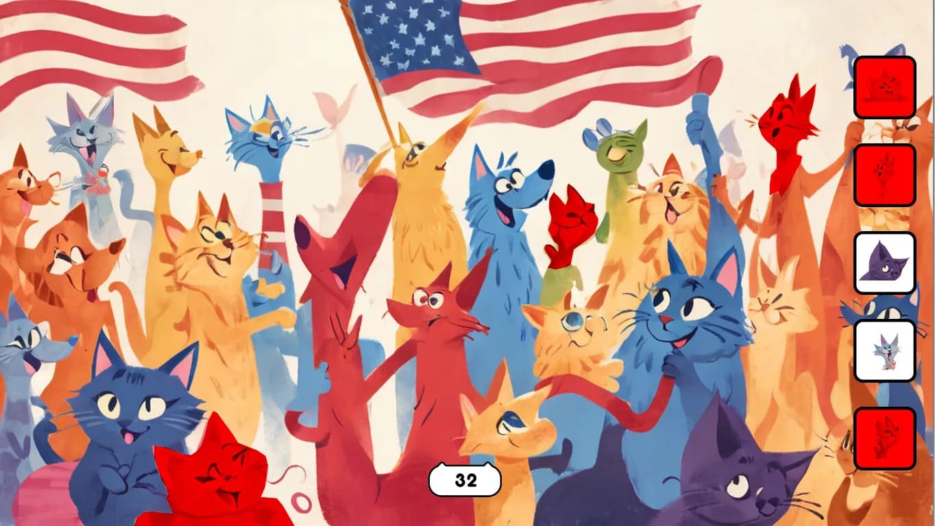 100 Hidden Cats in America görsel 6