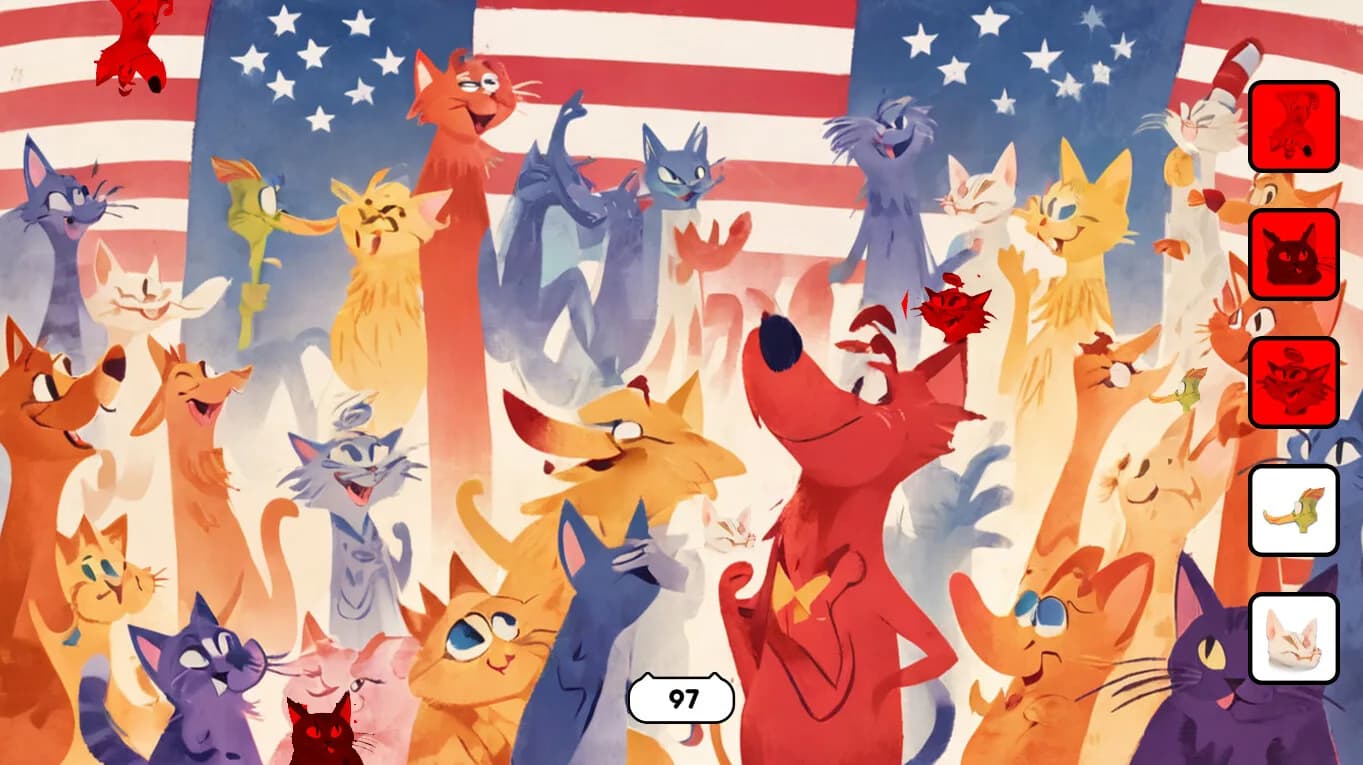 100 Hidden Cats in America görsel 7