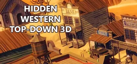 Hidden Western Top-Down 3D görsel 1