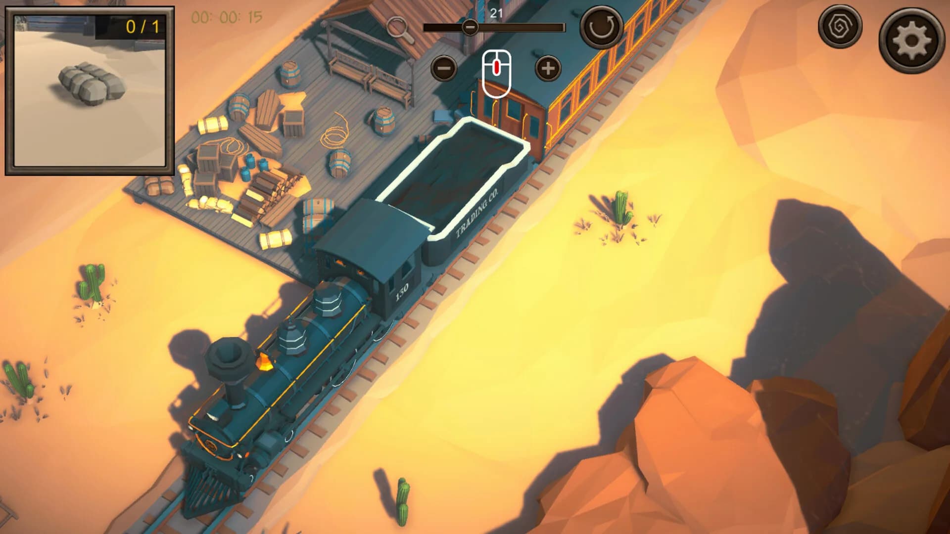 Hidden Western Top-Down 3D görsel 2