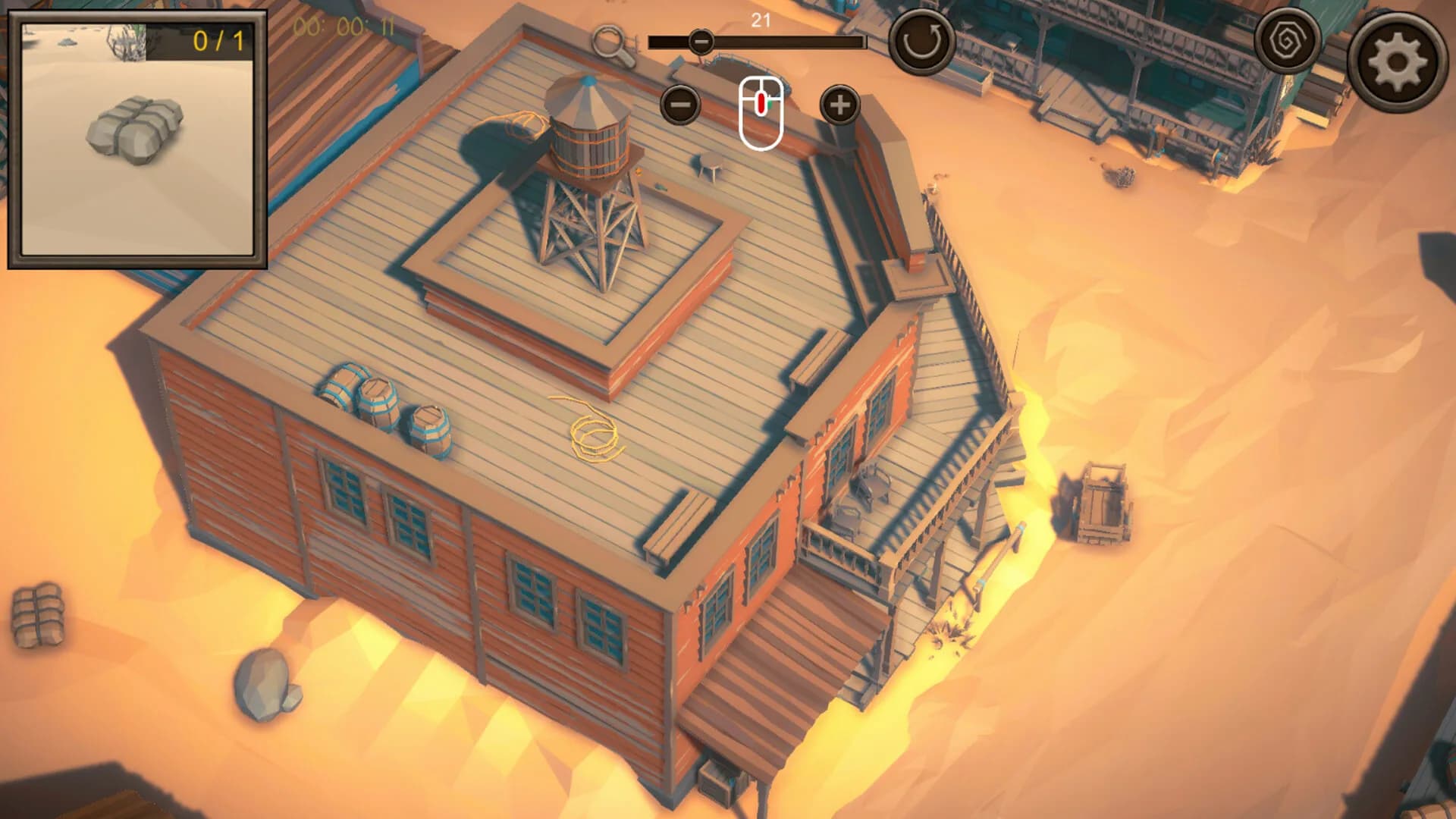 Hidden Western Top-Down 3D görsel 4