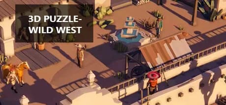 3D PUZZLE - Wild West görsel 1