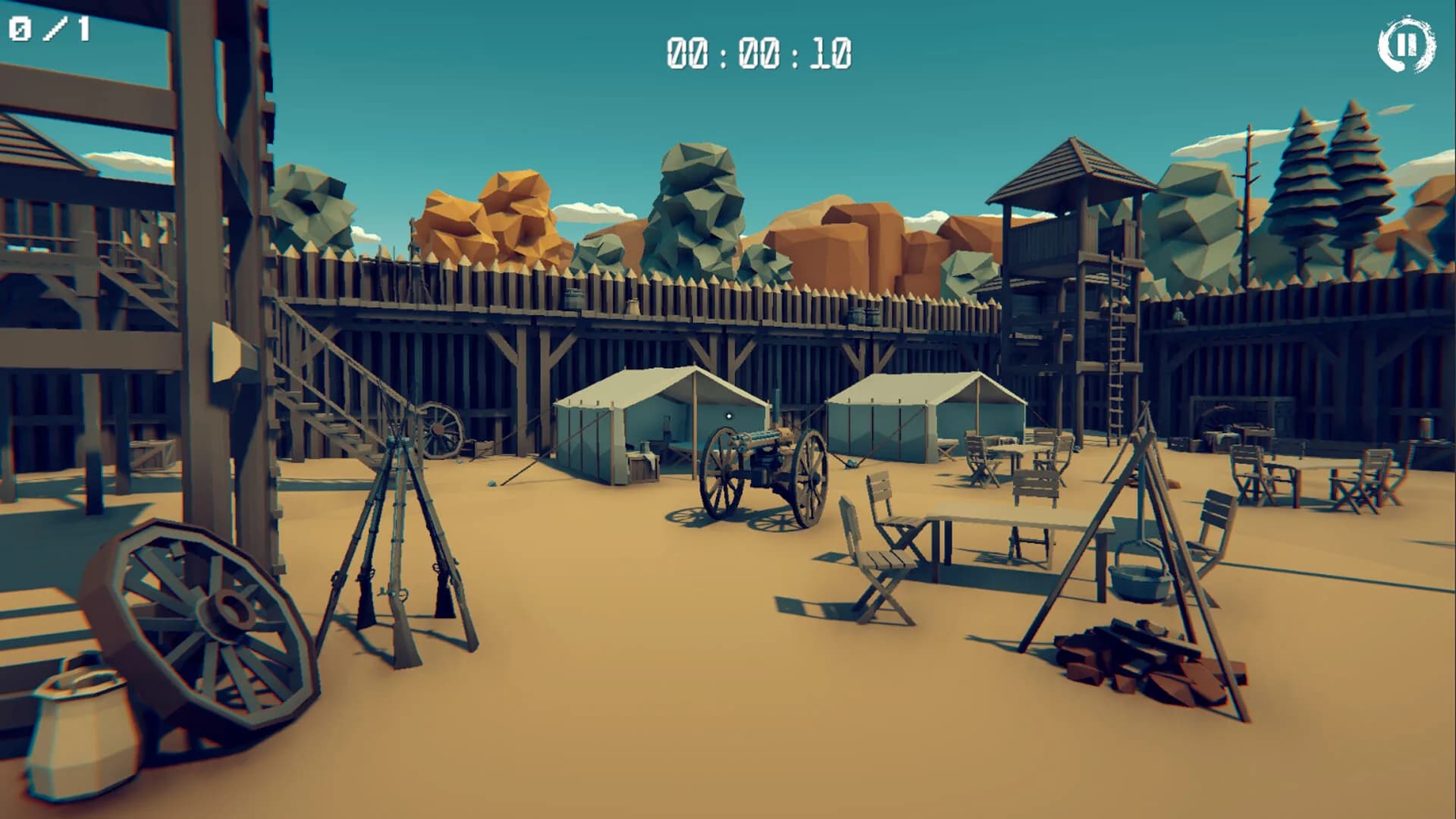 3D PUZZLE - Wild West görsel 6