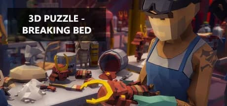 3D PUZZLE - Breaking Bed görsel 1