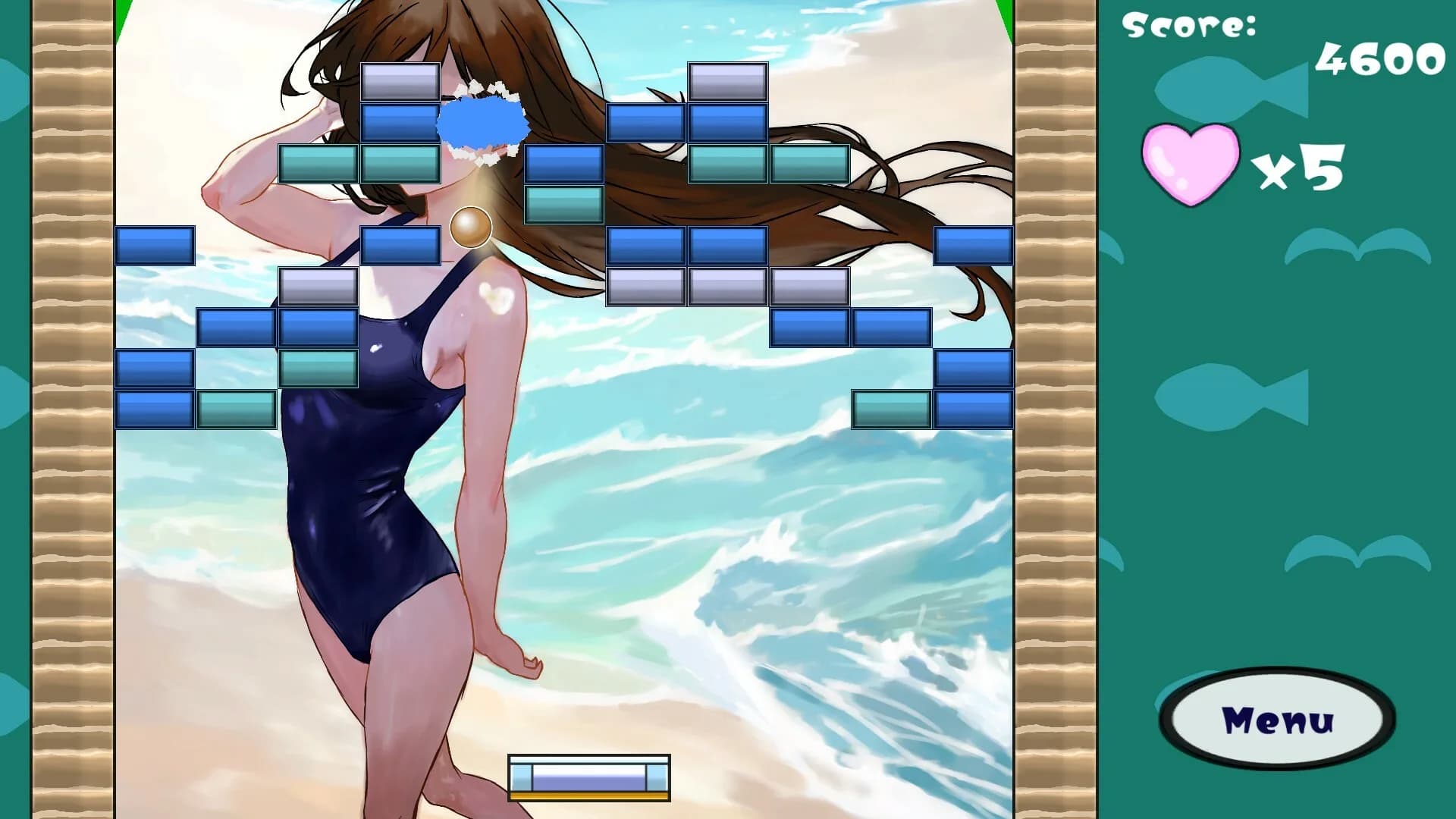 Beach Girl Block Crush!! görsel 2