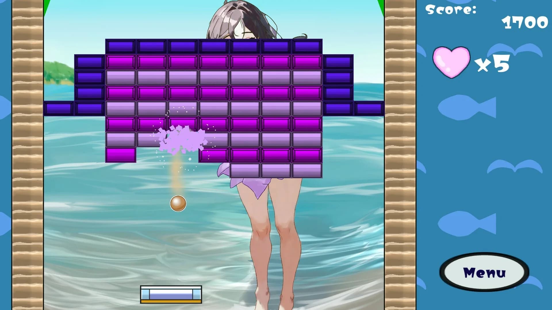Beach Girl Block Crush!! görsel 4
