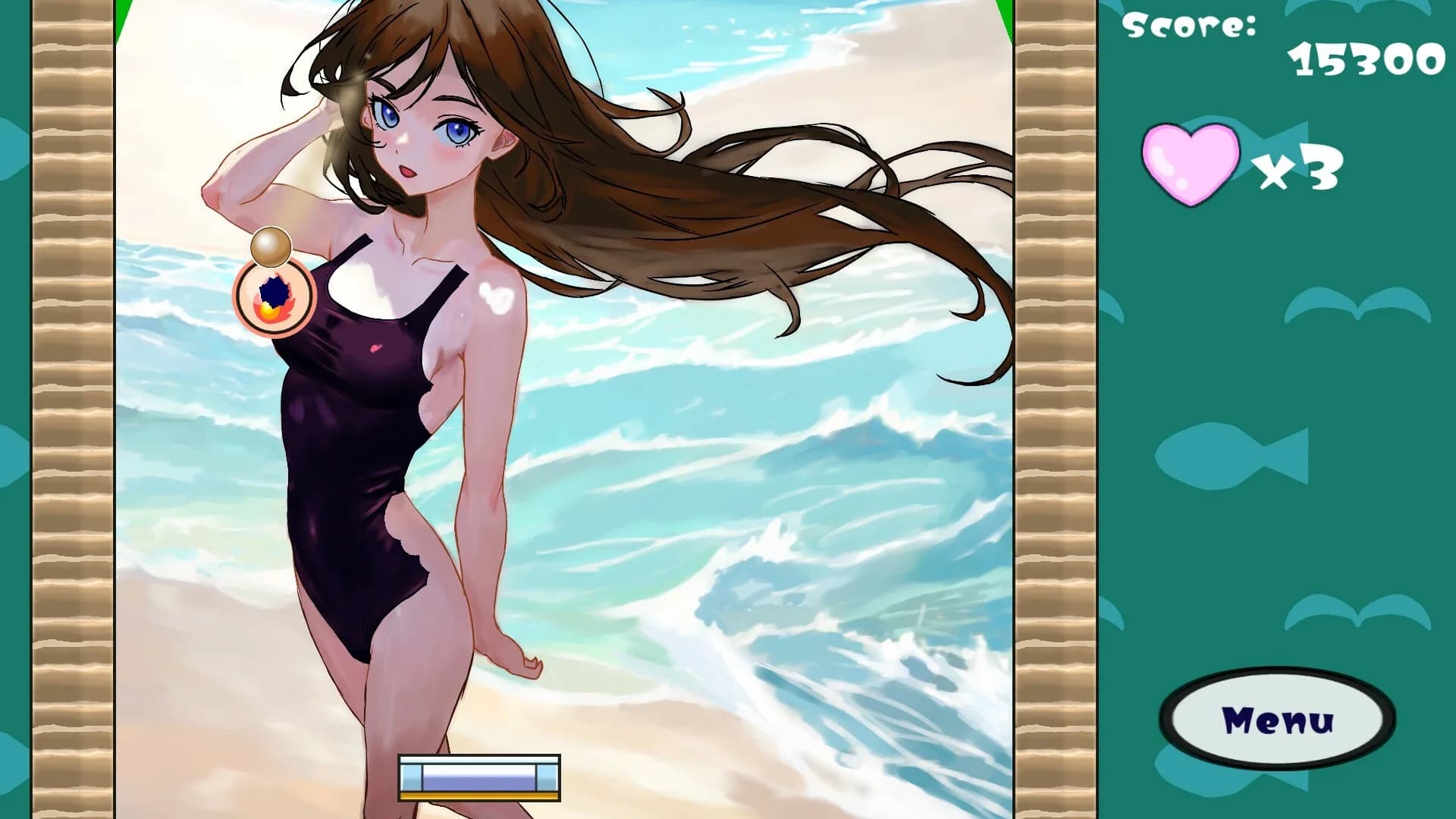 Beach Girl Block Crush!! görsel 5