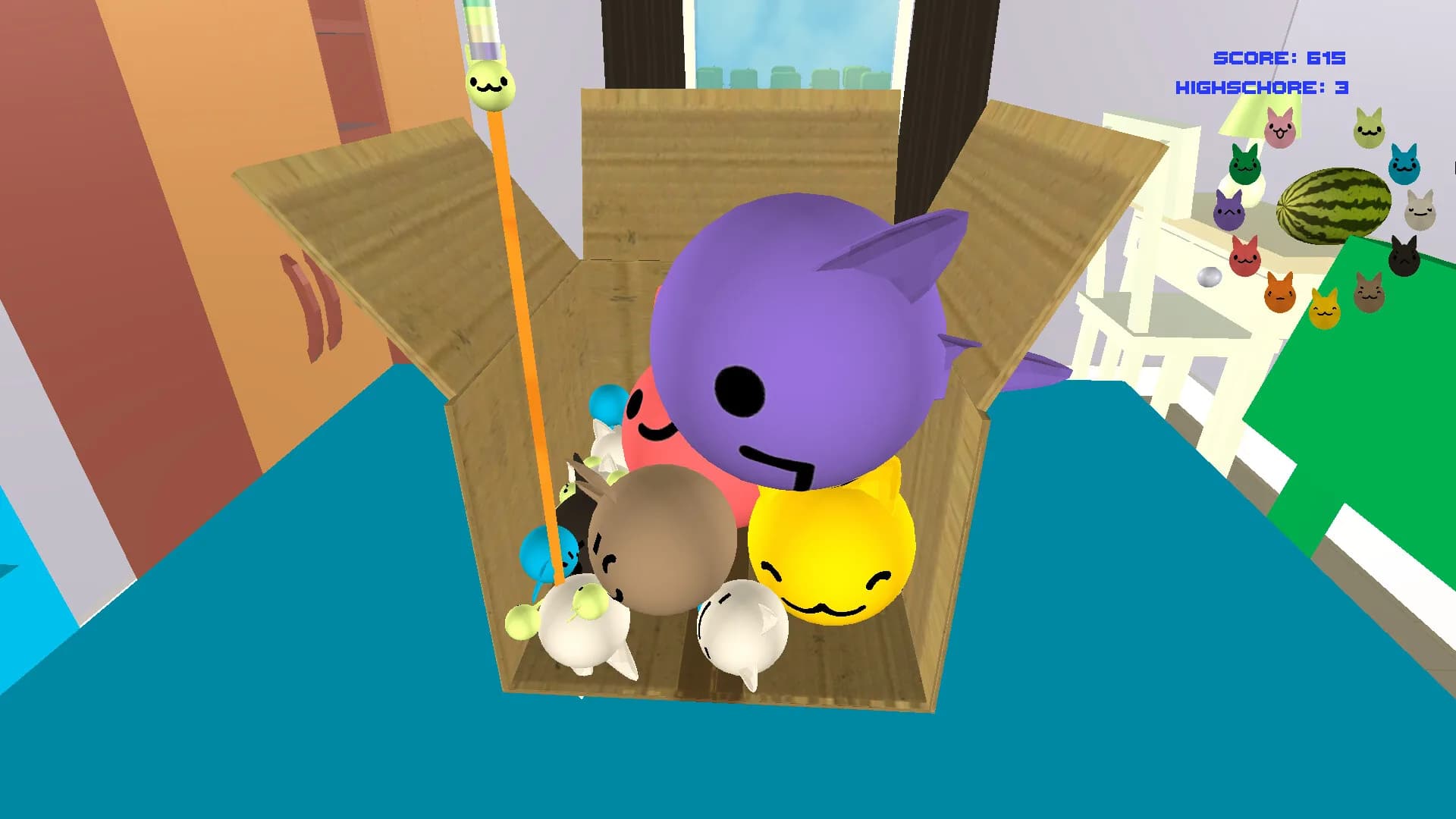 Fill the Cat Box! görsel 2